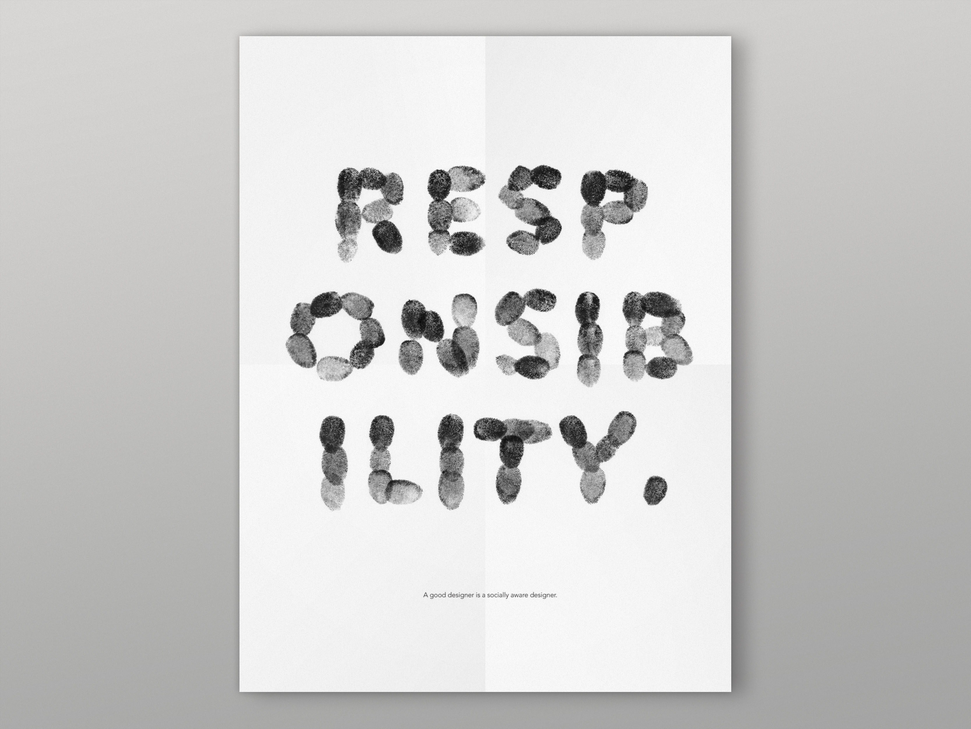 DWIIGF - Social Responsibility Poster